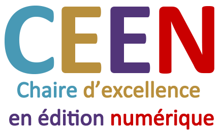 Logo de la Chaire d’excellence en édition numérique
